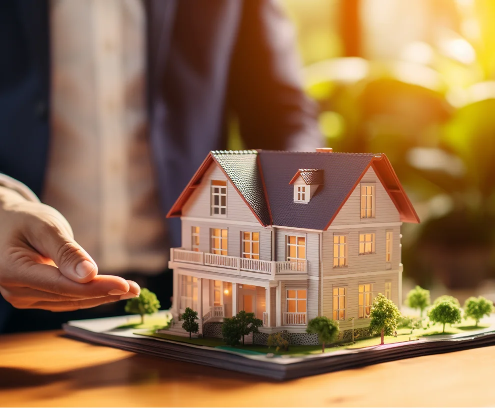 Handing over a model home after a tender sale