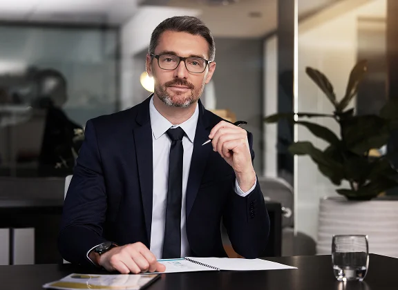 Solicitor at their desk