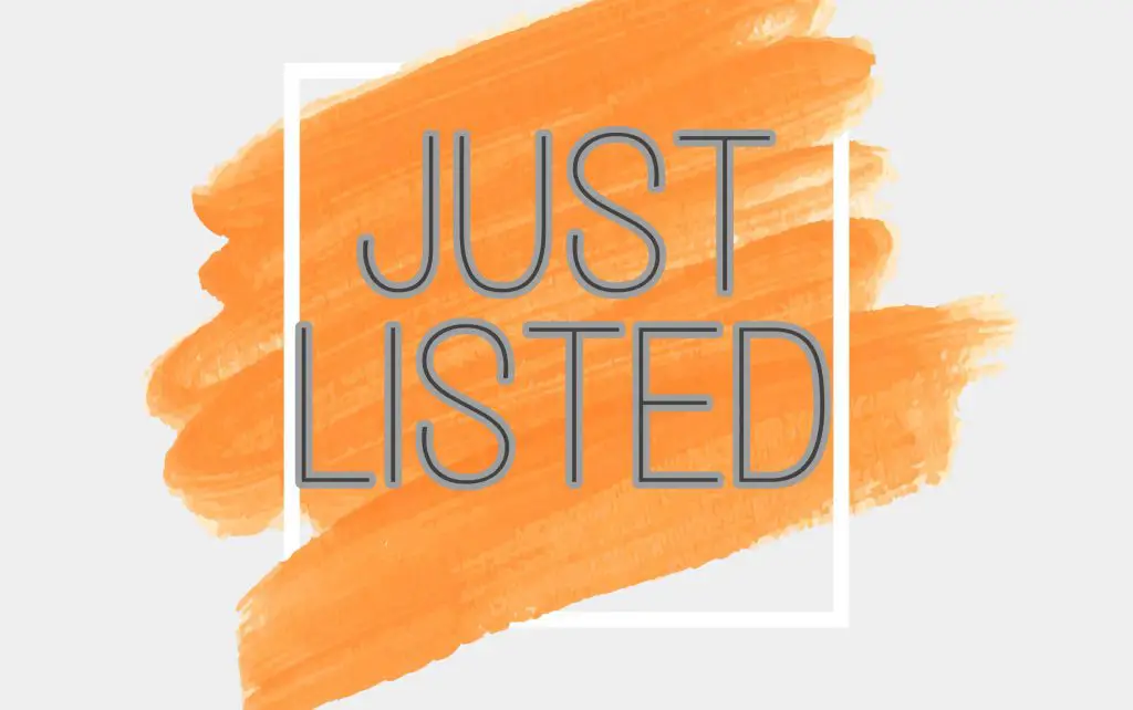 Just Listed
